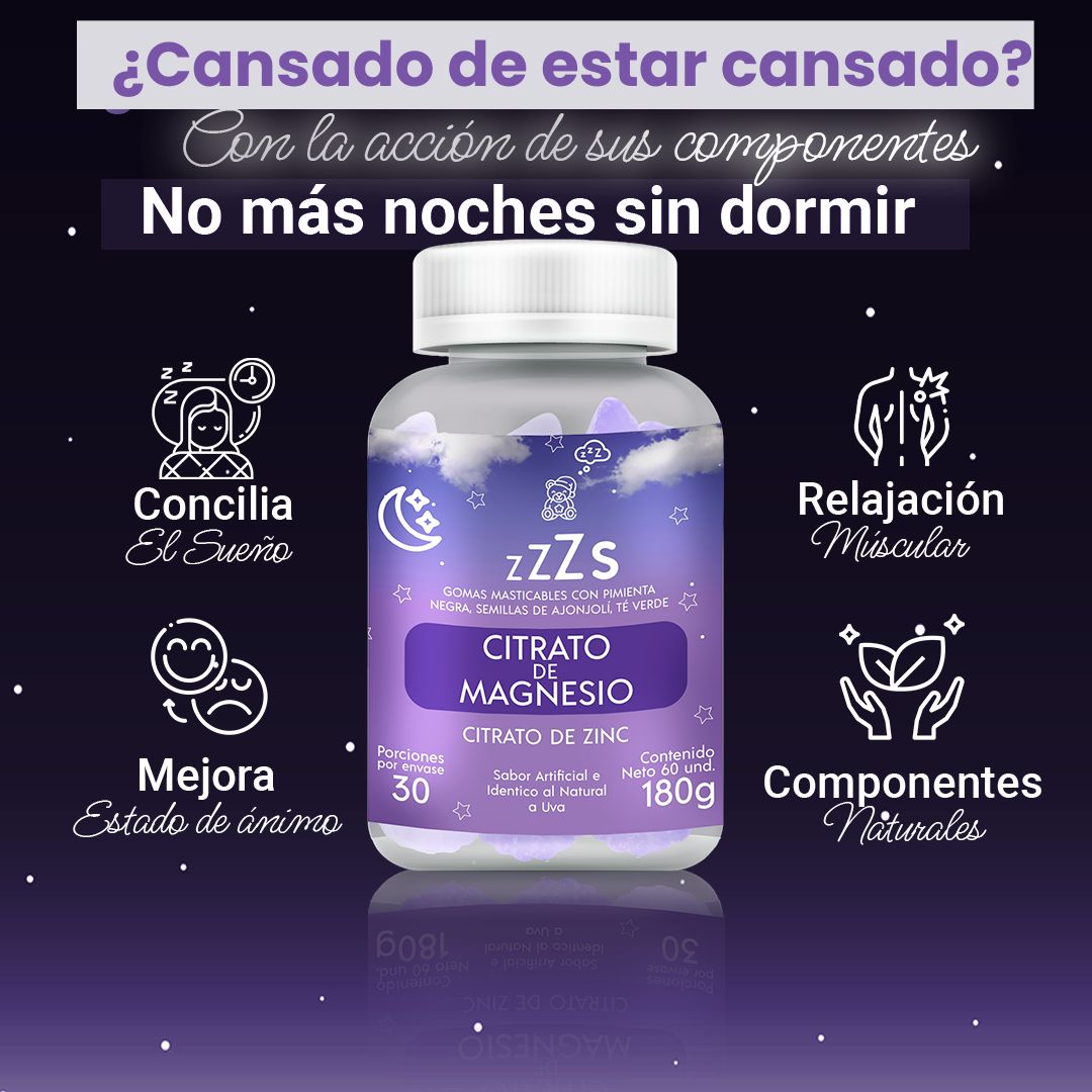 Gomitas de citrato de magnesio 💤☺️
