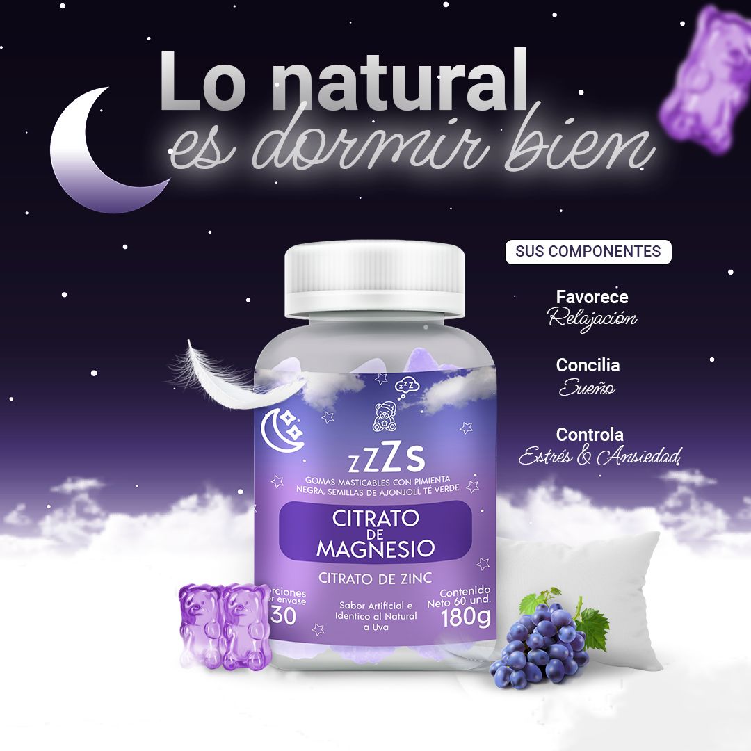 Gomitas de citrato de magnesio 💤☺️