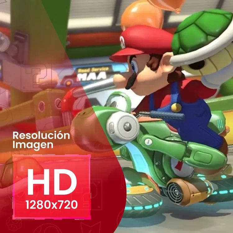 Consola NINTENDO SWITCH™ 1.1 con Joy -Con Azul|Negro| Rojo Neon + Juego Mario Kart 8 Descargable + 3 meses de Nintendo Switch Online