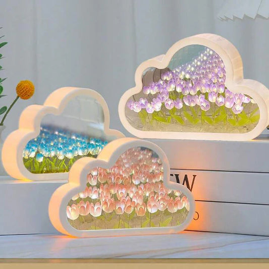 LAMPARA NUBE DE TULIPANES + ENVIO GRATIS