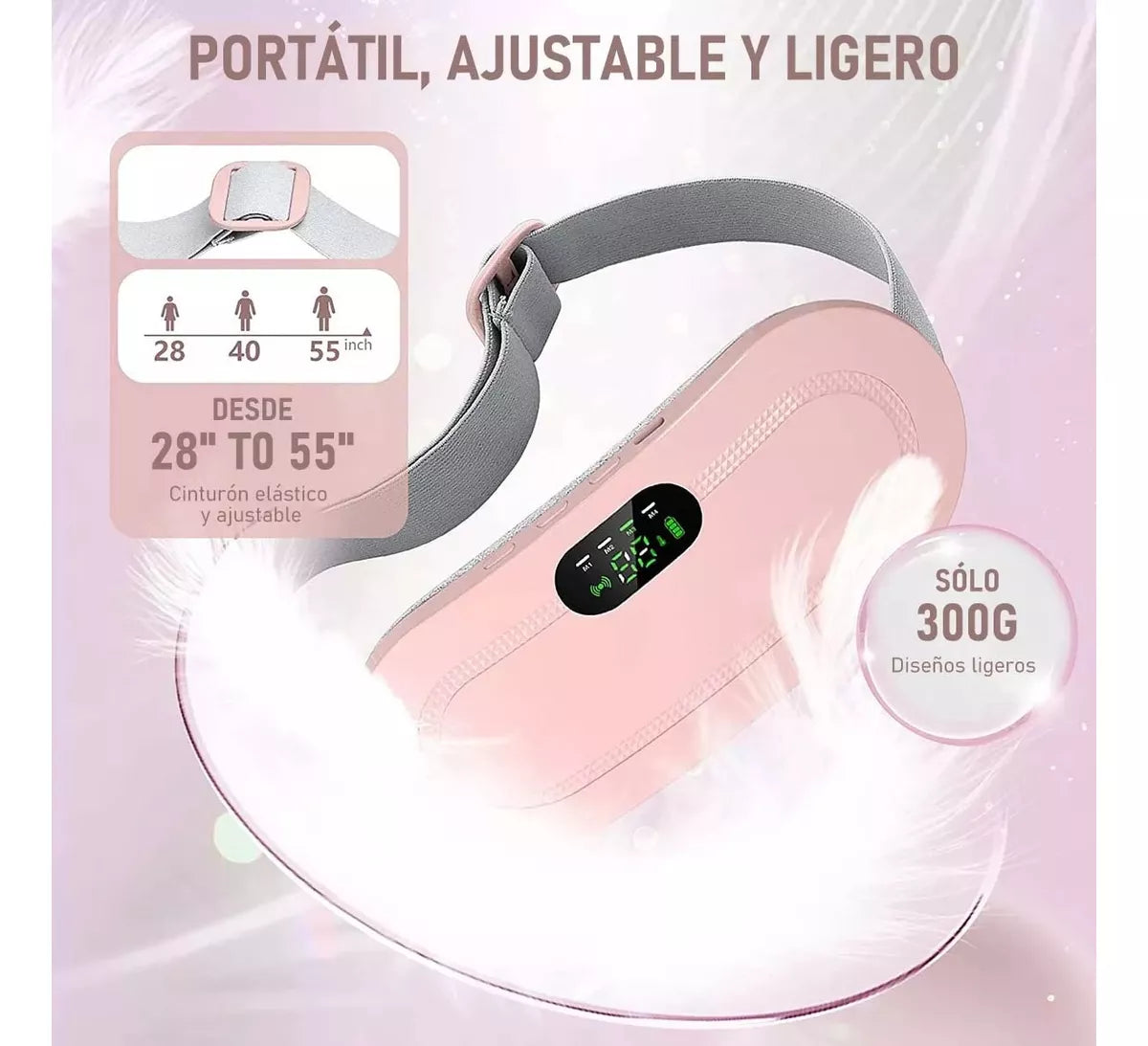 Cinturon Eléctrico Bolsa Termica Para Colicos Menstruales + ENVIO GRATIS