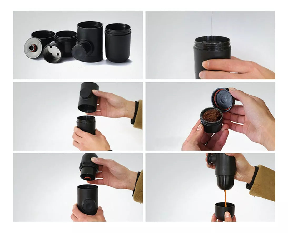 Mini máquina de café expreso portátil + Envio Gratis