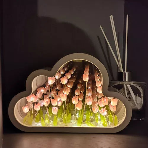 LAMPARA NUBE DE TULIPANES + ENVIO GRATIS
